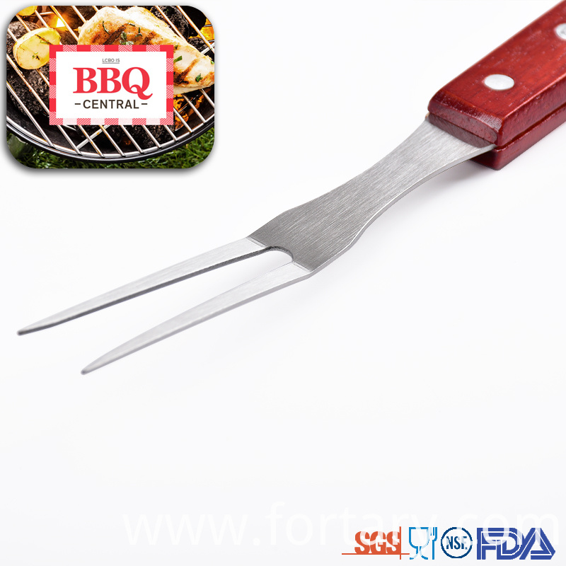 Bbq Tool Set with Wooden Handle Bbq Tool Set with Wooden Handle